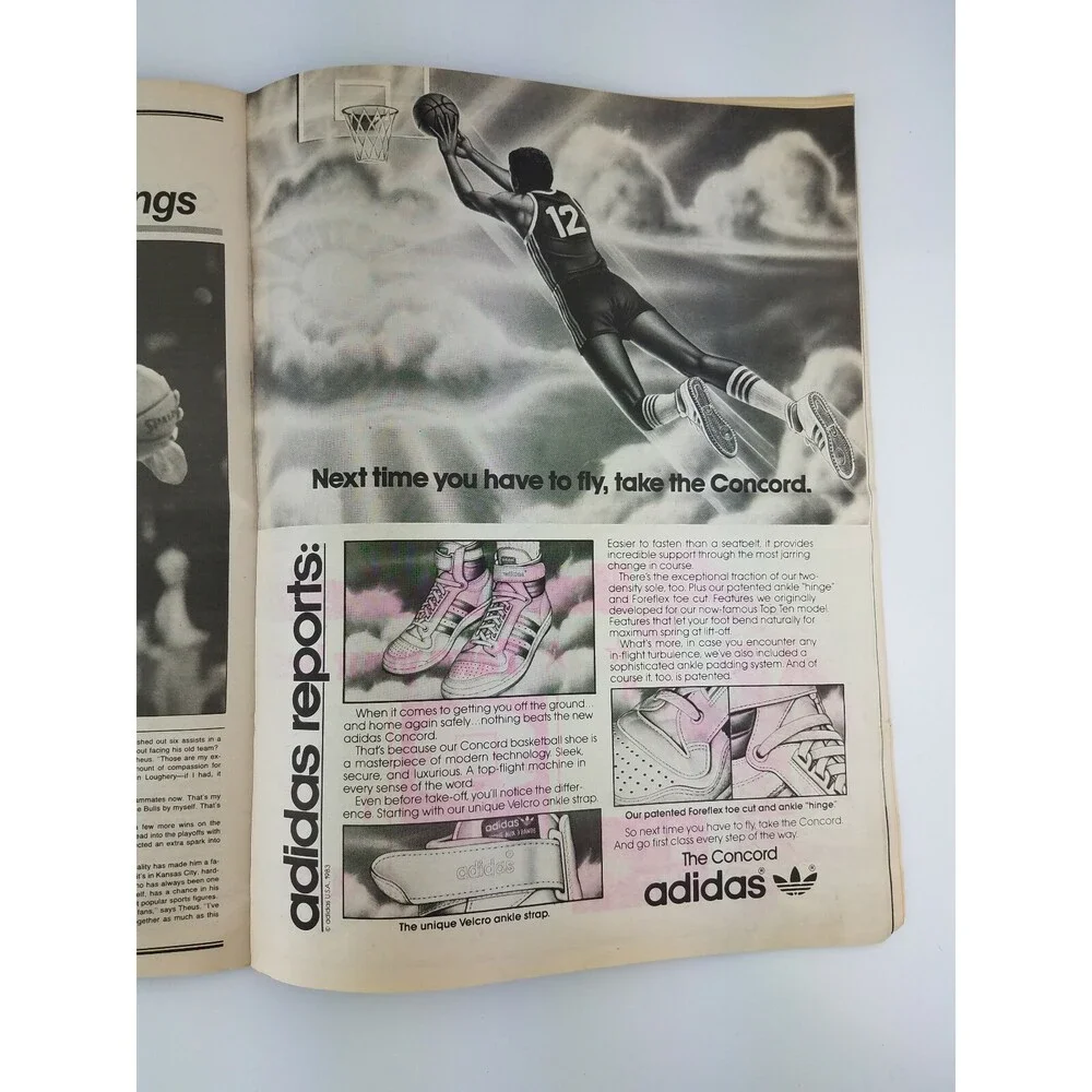 RARE Vtg 1984 NBA Today Newspaper Magazine Basketball KAREEM / WILT lakers MJ